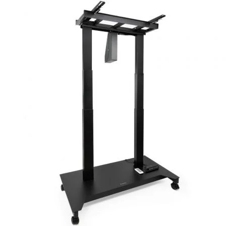 TooQ FSM03-B Soporte de Suelo Eléctrico con Ruedas para Pantallas 52-84 Pulgadas